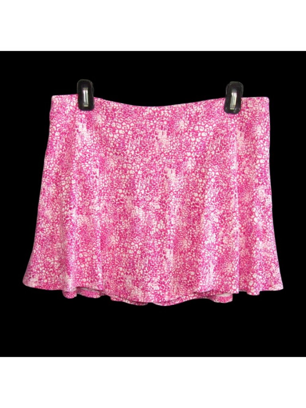 IBKUL Womens Large Pink Animal Print Golf Tennis Skort UPF 50 Athletic Skirt